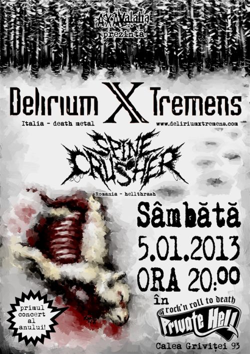 Delirium X Tremens concerteaza in acest weekend in Slatina si Bucuresti